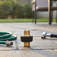 M22 Pressure Washer Adapter Sturdy Duty M22 to 3/8 Quick Connect Fittings Brass Rapid Disconnect Fitting Leak Resistant