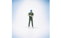 Doctor Figurine Hand-Painted Doctor Figure Resin Human Model for Diorama, Close-up Photography