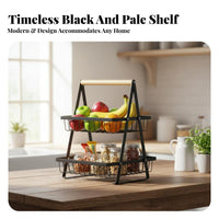 2-Tier Wooden Riser adaptable Deskhighest tier Multifunctional Display designed for Office Workers, Makeup lovers, Study Desk, Dorm Room, Windowsill