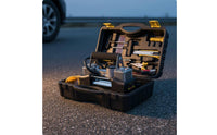 Twin Cylinder Portable Air Compressor Kit High Power Car Tire Repair Kit Heavy Duty Automotive Equipment All-in-Single for Travel
