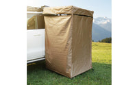 Waterproof Car Shower Tent Blackout Vehicle Shower Room LED Light Portable Bathroom Tent Foldable for Travelers, Campers, Road Journey