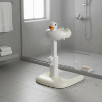 Standing Infant Bath Support Non-Slip Base Infant Standing Bath Support Anti-Tip Design Adjustable Infant Shower Stand for Young Children, Infants