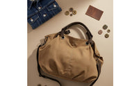 Canvas Tote Bag Vintage Style Canvas Shoulder Handbag Minimalist Design Large Capacity Crossbody Bag for Commuting