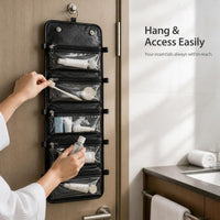 4-in-1 Detachable Hanging Travel Toiletry Bag Portable Foldable Cosmetic Organizer