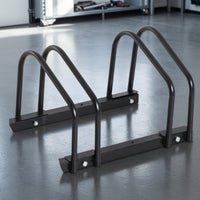 Floor Bike Rack Upright Bike Floor Stand Two-Wheeler Parking Stand Stable Two-Wheeler Parking Holder Secure for Cyclists, Garage