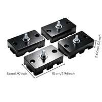 4 Pieces Anti-Vibration Pad Heavy-Duty Stands Stable for Homeowners