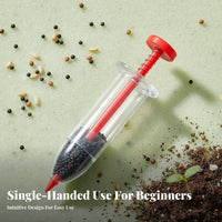 Manual Sower Compact and Portable Adjustable Sower Easy to Use Sowing Tool for Gardeners, Beginners, Garden, Vegetable Bed Ling Trays