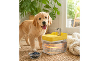 Constant Temperature Heated Water Fountain Heating Automatic Pet Water Dispenser Multi-Stage Filtration Automatic Drinking Bowl Easy to Clean for Cats, Dogs, Indoor