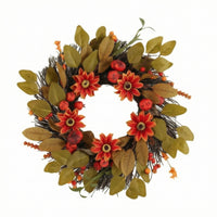 Autumn Wreath Lightweight Harvest Wreath Colorful for Wall, Porch