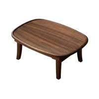 Modern Minimalist aesthetic Foldable Floor Table Space-Saving Foldable Leg Table Multi-Purpose Household Furniture Sturdy Construction for Tea lovers, Apartment Dwellers, Living Room, Bedroom, Small Spaces, Bay opening