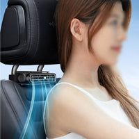 Compact Car Seat Fan with Adhesive Mount Adjustable Car Seat Fan Rectangular Quiet for Road Trippers