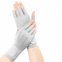 Pain Relief Fingerless Compression Glove Uncovered Finger Design Carpal Tunnel Glove Breathable for Typing, Computer Work