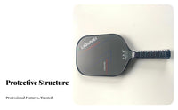 Pickleball Paddle Ergonomic Grip Fiberglass Pickleball Paddle Sports Equipment Lightweight Long-Lasting Perimeter Guard