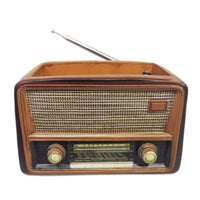 Vintage Radio Flowerpot Indoor Radio Planter Tabletop Planter with Antenna for Plant Lovers