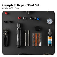 No Glue Needed Tubeless Tire Repair Kit Long-Lasting Bike Tire Plug Kit CNC Machined for Mountain Bikers, Cyclists, Cycling, Outdoor