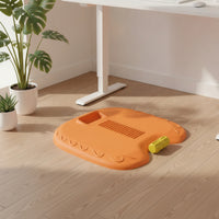 Anti-Fatigue Mat with Roller Contoured Standing Desk Mat Standing Desk Pad Cushioned Textured for Office Workers