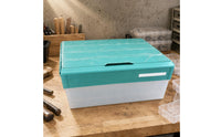 Hard Box Rectangular Flip-Open Lure Box Removable Dividers Gear Organizer