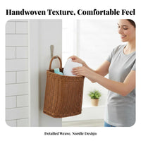 Woven interior Basket Easy to Install Household Storage Decorative Design