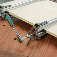 Multi-Directional Carpentry Clamp Easy Setup Four Direction Panel Clamp Heavy Duty Clamping Tool for Bench, Workshop