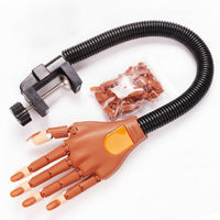 Nail Practice Hand with Clamp Adjustable for Beginners