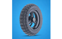 10x2.75-6.5 Wheel Assembly Pneumatic Front Wheel
