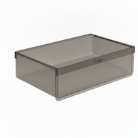 Space Saving Hidden Desk Organizer Smooth Sliding Under Desk Drawer Anti-Drop Latch Adhesive Storage Drawer