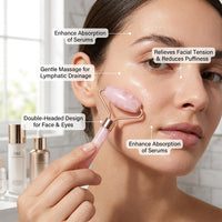 Face Massage Roller, Double Headed Acrylic Material for Facial and Lifting, for Skincare Lovers
