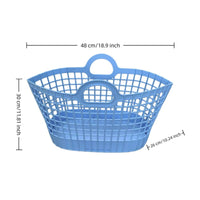 Foldable Collapsible Laundry Basket Ventilated Collapsible Clothes Hamper Lightweight Laundry Basket with Handles Portable for Bathroom