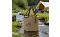 Multi-Use Folding Water Container Large Capacity Collapsible Water Container Space-Saving Portable Wash Tub Waterproof for Outdoor