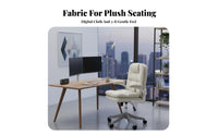 Ergonomic Design grid-patternPattern Task Chair Reclinable Office Furniture Adjustable Height 360-Degree rotating for Home Workers, Students, Adults, Study Room, Bedroom