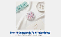 Bride Face Crystal Stickers, Floral Gems, Kids Stage Makeup, Acrylic, Random Pattern