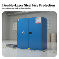 Cabinet Storage Cabinet Secure Locking System Industrial Harmful Goods Locker for Warehouse, Research Facility