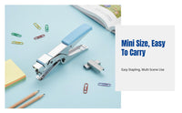 Mini Stapler, Compact, Multi-Functional, Ergonomic, For Home & School