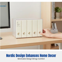CD Storage Box, Creative Large Capacity Disc Organizer, Minimalist Design, Multi-Compartment, Home Office