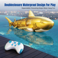 Remote Control Waterproof Rechargeable Underwater Vehicle, Realistic Swaying, High-Speed RC Boat, Kids Toy Gift