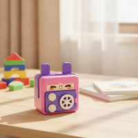 Piggy Bank with Password Lock Mini Password Coin Bank Currency Box Fun for Children, Bedroom, Playroom
