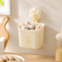 Bathroom Organizer Wall Storage, No-Drill Bathroom Shelf Basket, Modern Minimalist Wall Box for Pull-Out Tissues, Multifunctional with Print