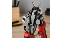 Round Holes Leather Hole Punch Tool Easy to Use Belt Hole Puncher Ergonomic Handle Revolving Punch Plier Multi-Lever Leverage for Crafting