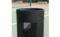 Easy Reach Mesh Ball Bag Lightweight Round Mesh Bag Portable Hanging Ball Net Tear-Resistant for Court, Fence, Training