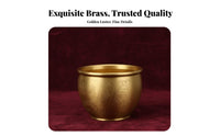 Brass Treasure Basin Auspicious Engravings Brass Treasure Bowl Feng Shui Wealth Bowl Fine Workmanship Feng Shui Wealth Pot