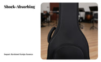 41 Inch Guitar Case Adjustable Straps Padded Guitar Backpack Musical Instrument Accessory Long-Lasting Comfortable Carry Handles