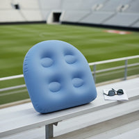 Inflatable Bathtub Cushion Tufted Bath Cushion with Suction Cups Inflatable Bath Pillow Padded Non-Slip for Adults