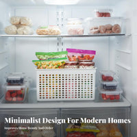Chest Freezer Divider Basket Space Saving Hanging Freezer Basket Easy Access Wire Storage Bin for Meal Kitchen Organizers, Homeowners, Basement