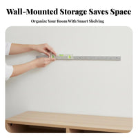 Space-Saving Floating Box Shelf Openaesthetic wall shelf configurable Design Wall-Mounted Shelving Unit adaptable Multifunctional for Students, Homeowners, Renters, Living Room, Bedroom, Study, Hallway