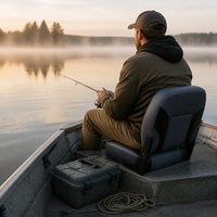 KOETSU Foldable Fishing Boat Seat for Lure Fishing, Kayaks, and Yachts