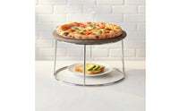 Stainless Steel Pot Rack Rustproof Pizza Pan Riser Wok Support Easy to Clean Wok Support Holder Versatile