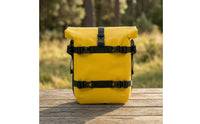 Motorcycle Side Bag Waterproof Motorcycle Pannier Adjustable Side Bag with Roll-Top for Motorcyclists