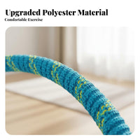 Pain-Effortless Spins Soft Weighted Hula Hoop Anti-Pinch Design Soft Hula Hoop Quiet Operation for Women, Beginners