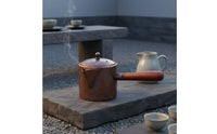 Copper Kettle Uncoated Interior Copper Tea Kettle Dripless Spout Teaware