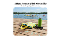 Flotation Vest Lightweight Buoyancy Aid Buoyancy Vest Adjustable Straps Watersports Safety Jacket Long-Lasting for Adults